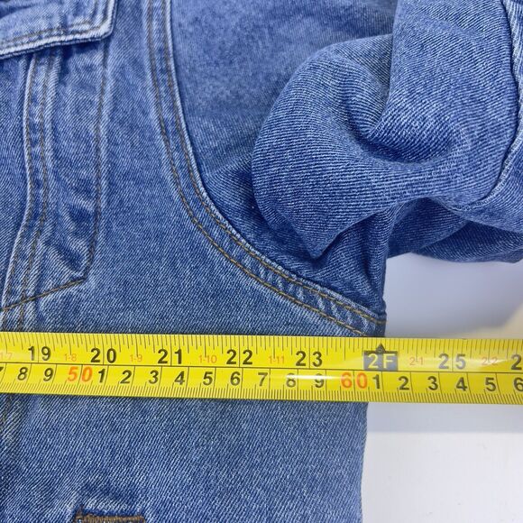 Western Bull Jeans Jacket Sz XL Sherpa Lined Denim Trucker - Picture 6 of 10